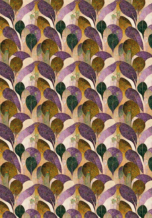 Picture of PURPLE LEAFS PATTERN