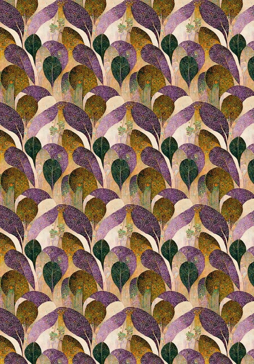 Picture of PURPLE LEAFS PATTERN