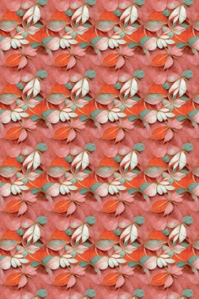 Picture of ORANGE FLORAL PATTERN