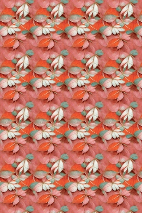 Picture of ORANGE FLORAL PATTERN