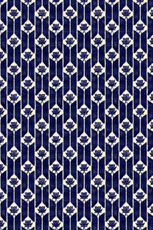 Picture of STITCHES BLUE PATTERN