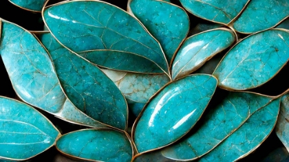Picture of TURQUOISE LEAFS