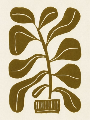Picture of LINOCUT HOUSEPLANT #2