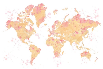 Picture of AMANDA WORLD MAP SILHOUETTE