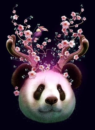 Picture of PANDA HORNS UP