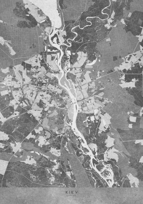 Picture of GRAY MAP OF KIEV (PRE-WAR)