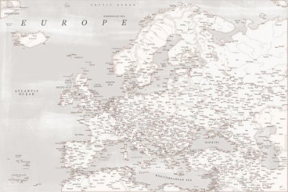 Picture of LYSANDER DETAILED MAP OF EUROPE