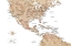 Picture of NEUTRAL USA AND THE CARIBBEAN SEA MAP