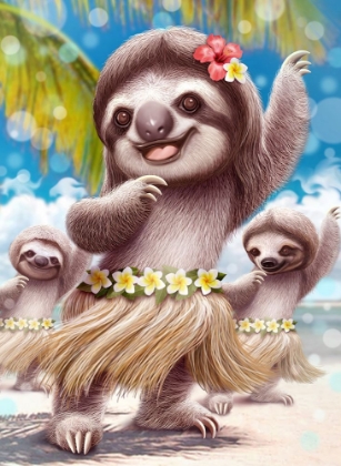 Picture of SLOTH HULA DANCER