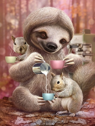 Picture of SLOTH THE BARISTA