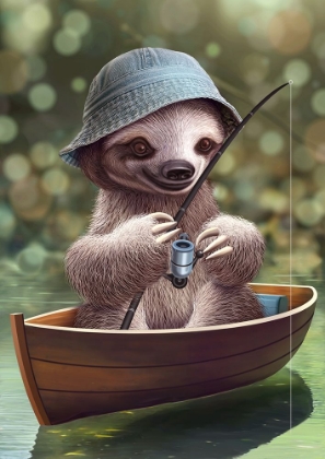 Picture of SLOTH GO FISHING