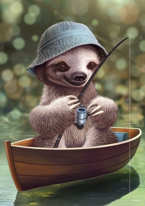 Picture of SLOTH GO FISHING