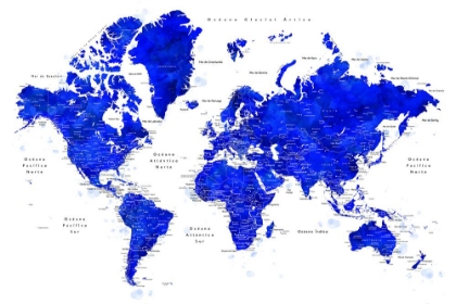 Picture of NADIIN WORLD MAP IN SPANISH