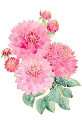Picture of PACEY PINK WATERCOLOR BOUQUET