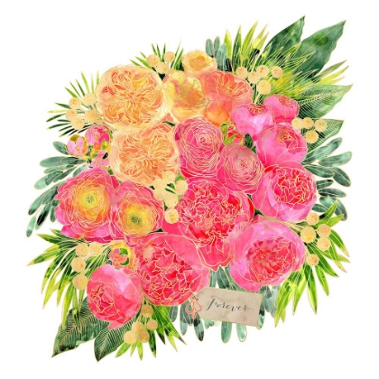 Picture of FOREVER REKHA COLORFUL WATERCOLOR BOUQUET