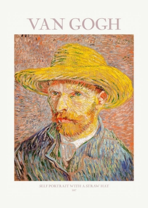Picture of SELF PORTRAIT WITH STRAW HAT