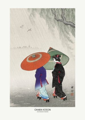 Picture of TWO WOMEN IN THE RAIN