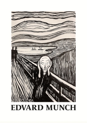 Picture of SKRIET- THE SCREAM - MONOCHROME VERSION