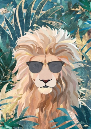 Picture of COOL TROPICAL LION IN SUNGLASSES