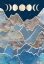 Picture of METALLIC MOON PHASE AND MOUNTAINS