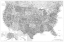 Picture of HIGHLY DETAILED MAP OF THE UNITED STATES JIMMY