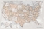 Picture of HIGHLY DETAILED MAP OF THE UNITED STATES, LUCILLE