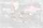 Picture of DETAILED WORLD MAP WITH CITIES, MAELI PASTELS