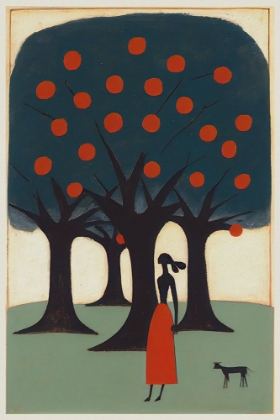 Picture of THE WOMAN AND THE APPLE TREE