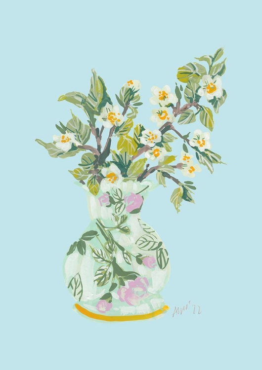 Picture of APPLE BLOSSOM IN VASE