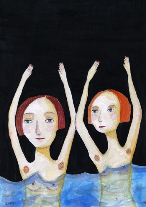 Picture of SWIMMING GIRLS