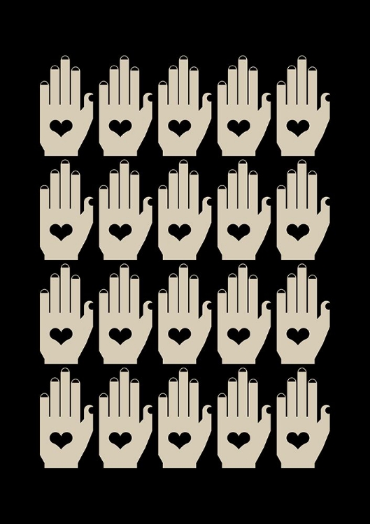 Picture of RETRO HANDS BLACK