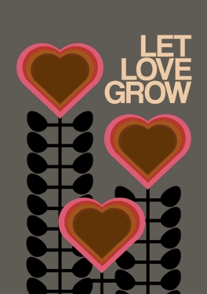 Picture of LET LOVE GROW GREY