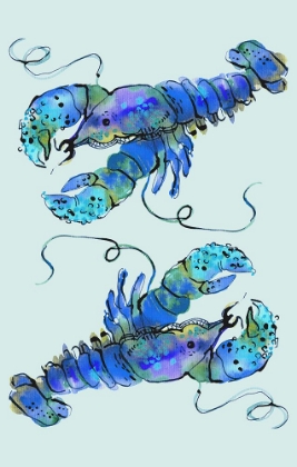 Picture of LOBSTERS ON AZURE