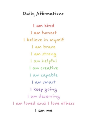 Picture of CHILDRENS AFFIRMATIONS EMOTIONS PRINT 3