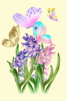 Picture of FLOWERS AND BUTTERFLIES