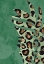 Picture of GREEN LEOPARD PRINT PALM LEAF