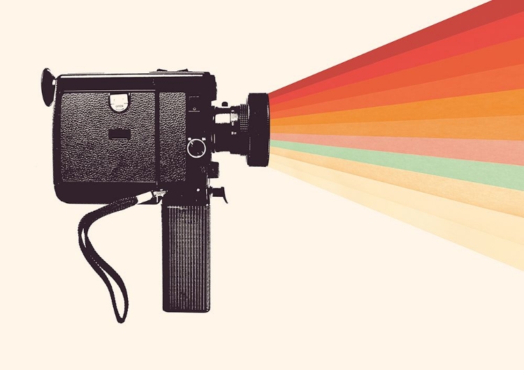 Picture of MOVIE CAMERA RAINBOW