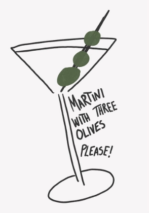 Picture of MARTINI THREE OLIVES
