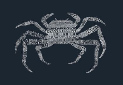Picture of CRAB BLUE POSTER BLUE