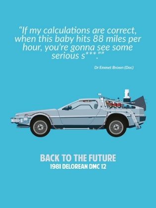 Picture of BACK TO THE FUTURE STANDARD WALL ART