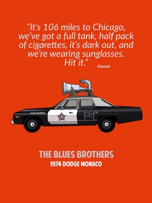 Picture of BLUES BROTHERS STANDARD WALL ART