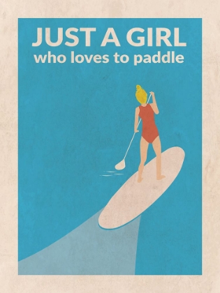 Picture of JUST A GIRL WHO LOVED TO PADDLE (BLONDE)