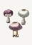 Picture of HAND DARWN VIOLET WEBCAP MUSHROOM