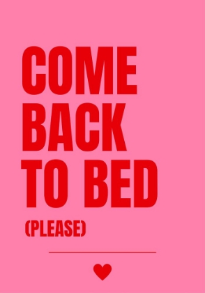 Picture of COME BACK TO BED