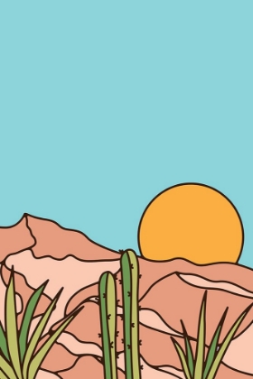 Picture of MINIMAL DESERT SUNSET