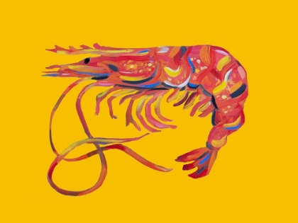 Picture of PRAWN ON YELLOW