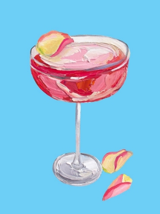 Picture of SPARKLING ROSE GIN COCKTAIL