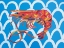 Picture of PRAWN ON BLUE WAVEY