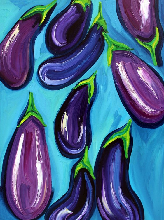 Picture of AUBERGINES RAIN