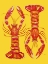 Picture of LANGOUSTINES ON YELLOW